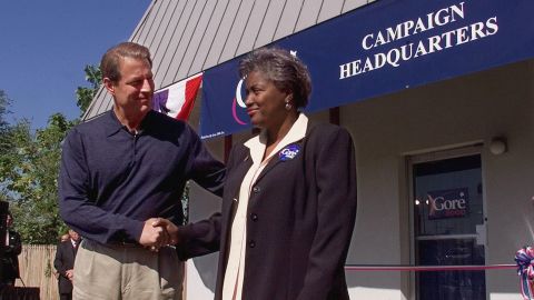 <strong>Then:</strong> Donna Brazile served as campaign manager Al Gore's 2000 presidential campaign.