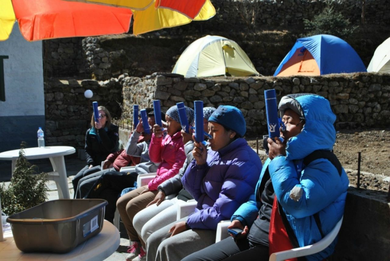 For the research, 116 healthy volunteers living in lowland locations and 64 Sherpas were tested before, during and after a climb to Everest base camp.