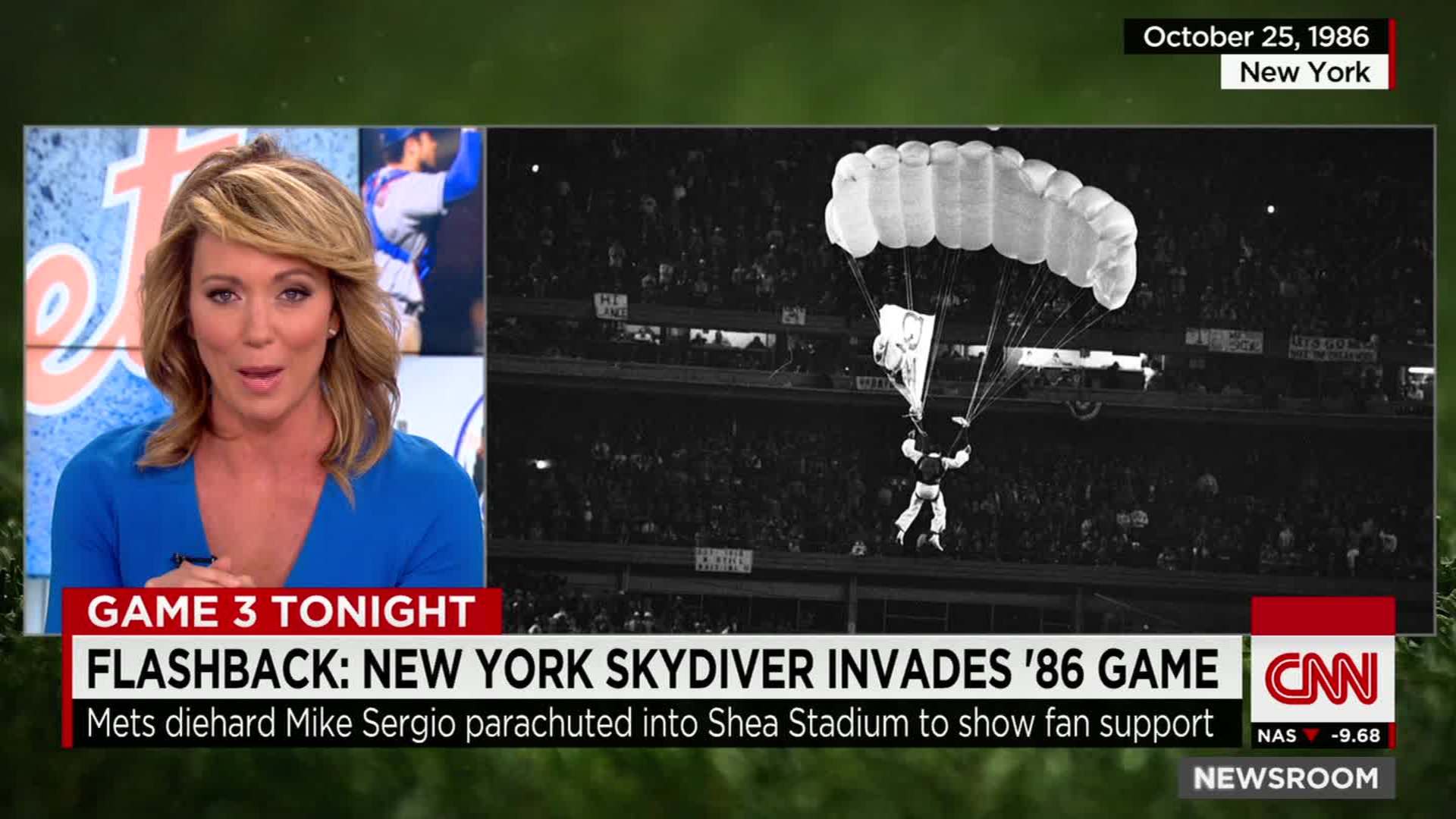 Did You Know a Mets Fan Parachuted into Shea Stadium During the