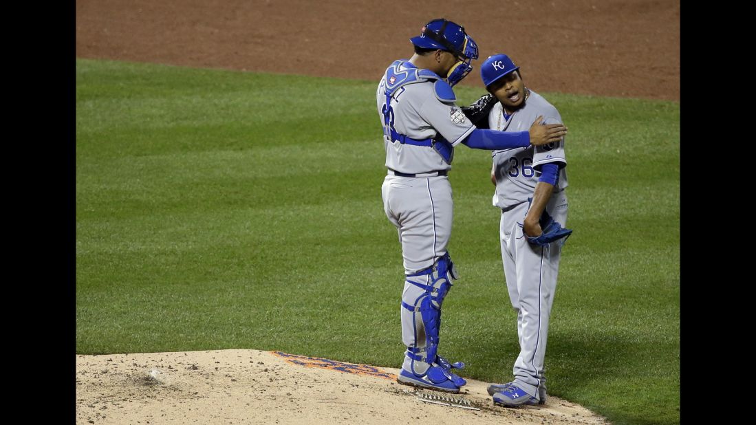 Edinson Volquez comes up big for Kansas City Royals in Game 1 of