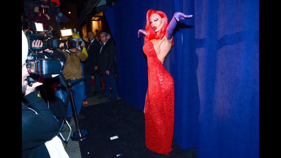Jessica Rabbit, is that you? Heidi Klum dressed as the iconic "Who Framed Roger Rabbit?" character for her 16th annual Halloween party in New York. Here are some other celebrities' costumes from Halloween 2015.
