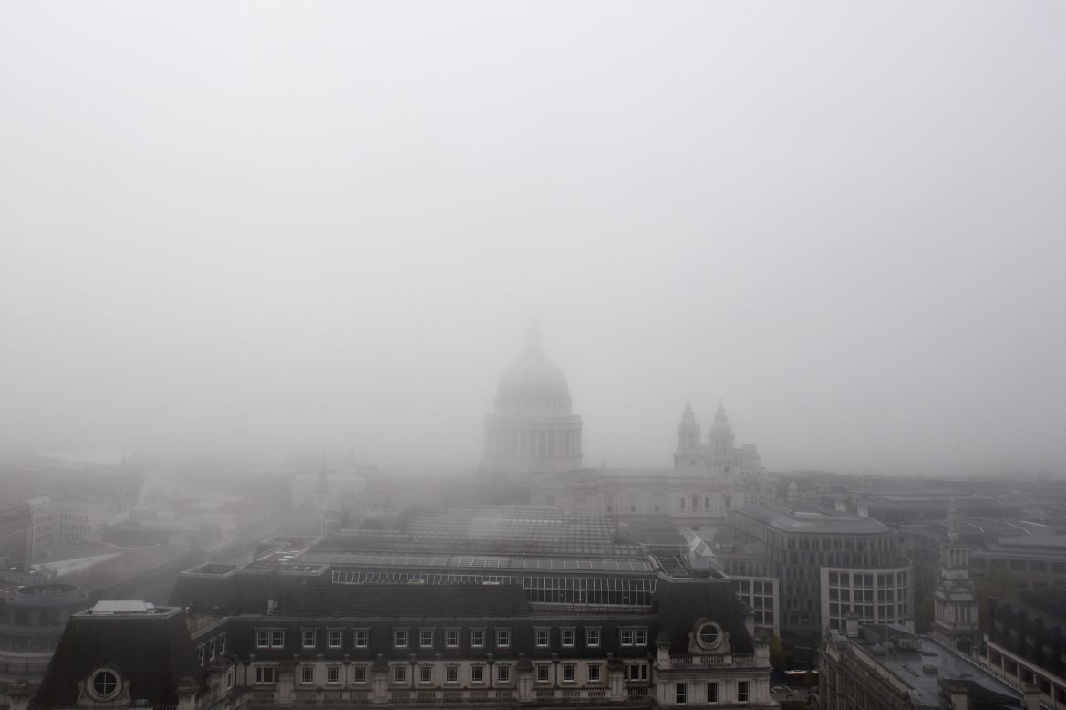 Another view of St Paul's Cathedral on November 2.