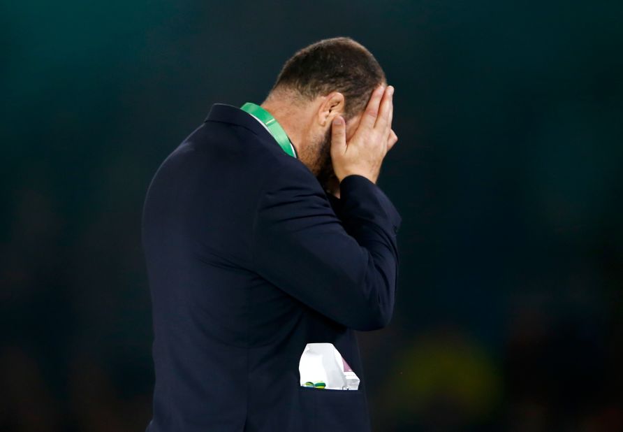 His side may have lost but Australia coach Michael Cheika was rewarded in the way he turned around his side's fortunes with the top coach gong.