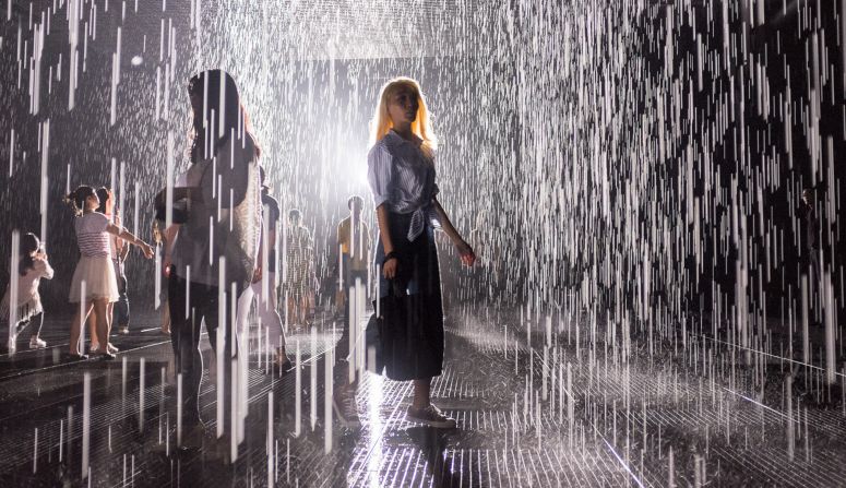 "Rain Room" is an installation by art collective <a  target="_blank" target="_blank">Random International</a>, currently showcasing at Shanghai's <a  target="_blank" target="_blank">Yuz Museum</a>. The artists use technology to create a cocoon-like dry space  for visitors while water pours down around them. The 150-square-meter Shanghai "Rain Room" is larger than any previously incarnations of the project. The exhibition runs from now till the end of the year.<br /><em>No.35, Fenggu Road, Xuhui District, Shanghai; +86 21 64261901</em>