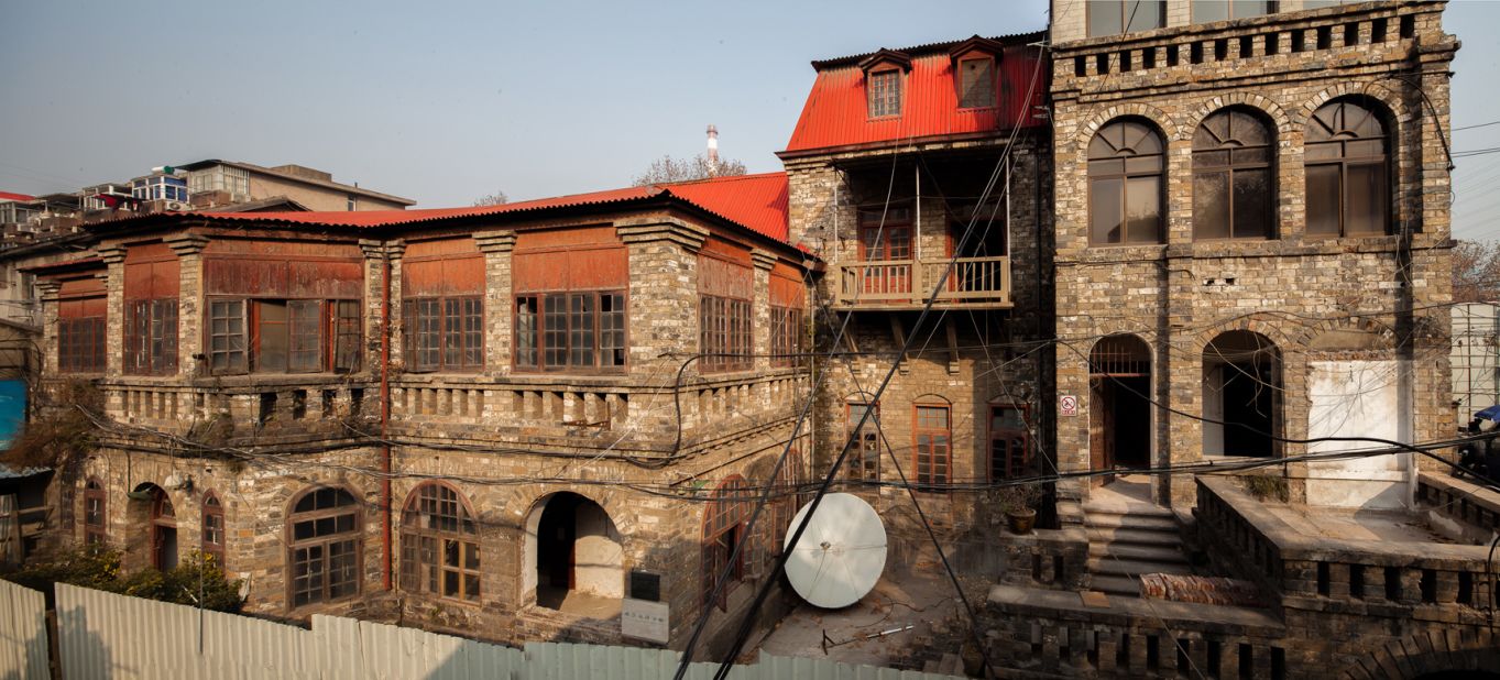 The old Yangtze Villa Hotel, opened in 1914 and pictured here in 2014, was built using bricks only from the Ming Dynasty (from the mid-1300s to mid-1600s).