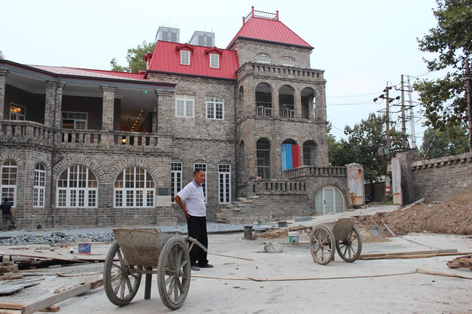 The unusual hotel is under renovation and will open to paying guests in 2016.