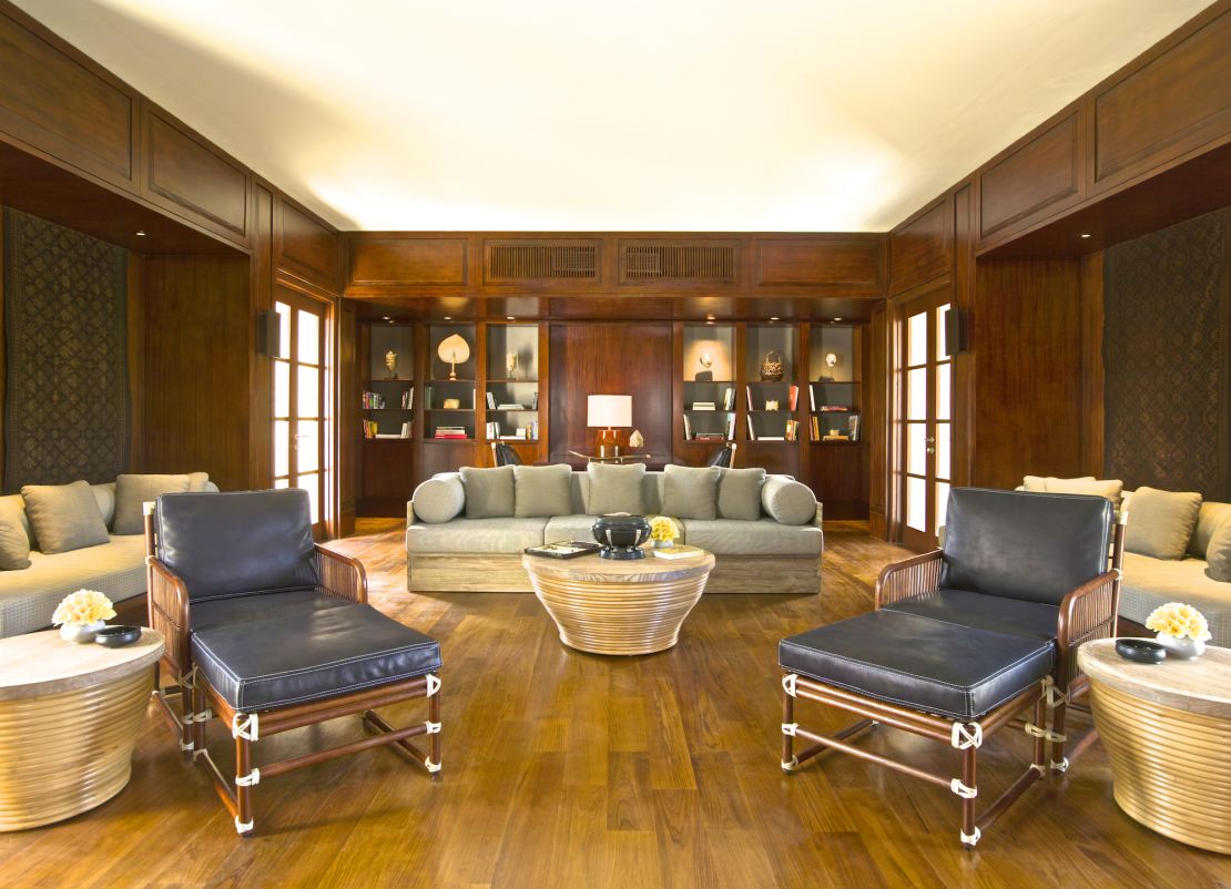 Amanusa's villas come with their own private libraries.