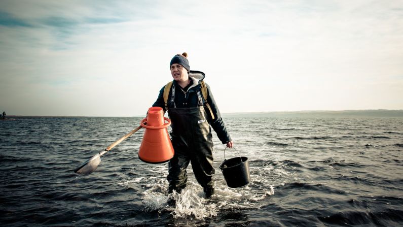 Most fishing boats operating in the area export their catch to southern Europe, but oyster safaris in the water off the windswept beach at Gjellerodde use orange underwater viewers to track down the shellfish. 