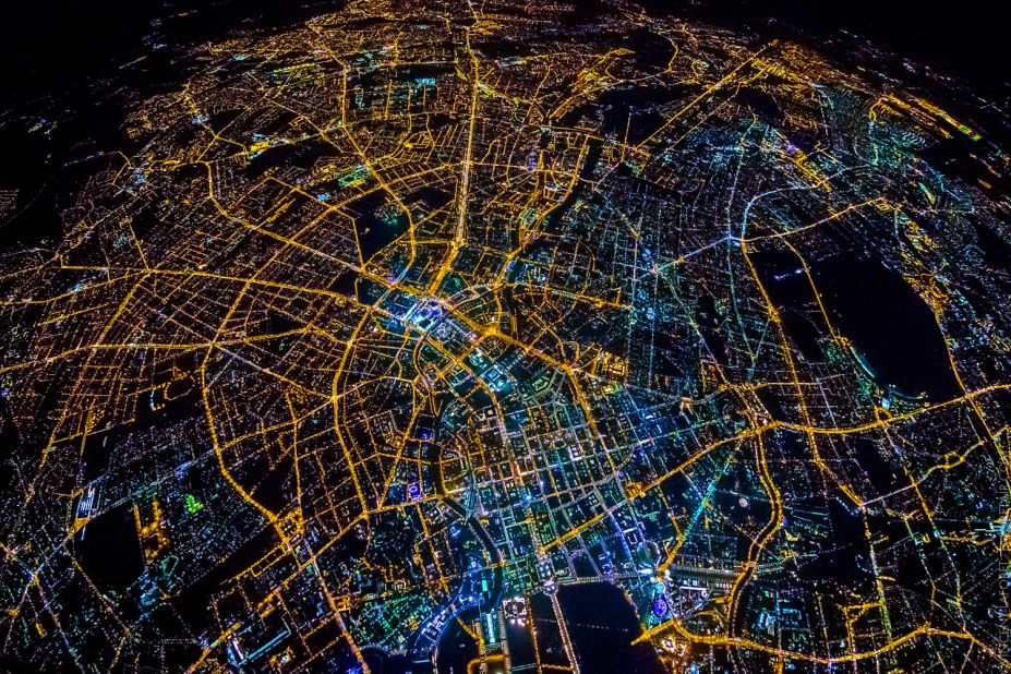 Berlin was particularly unique, Laforet explained, as the color of street lights differ in East and West Berlin. "Even though the wall is gone, the lighting grid is still there," he said.