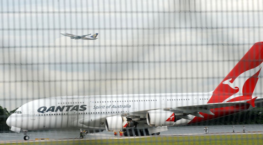 This Qantas Airbus A380 plane made an emergency landing in Singapore after an uncontained engine failure over Indonesia.