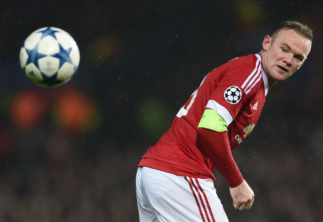 Wayne Rooney hit back at his critics by heading the only goal of Manchester United's home clash with CSKA Moscow, which put the English club top by one point after four games.