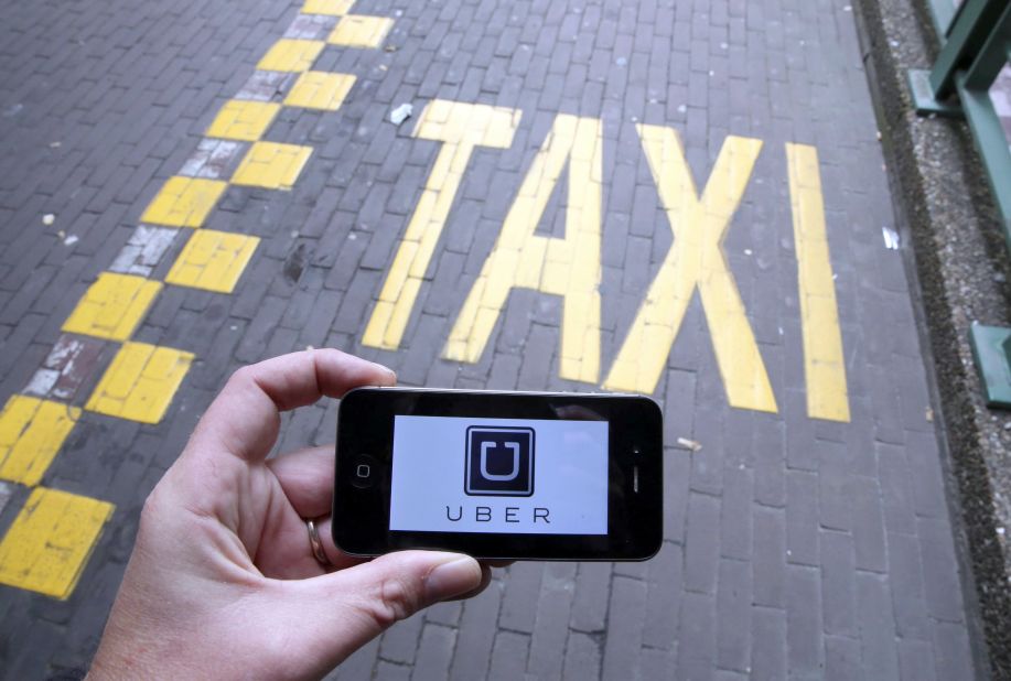The app is loosely modeled on disruptive taxi firm Uber. 