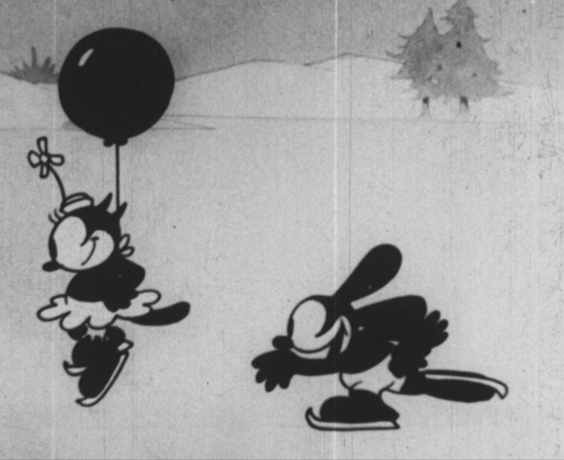 Oswald the Lucky Rabbit bears a striking resemblence to Mickey Mouse