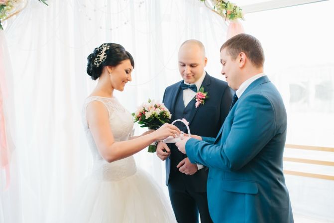 Gordin, right, was best man at Voytolovsky's wedding.