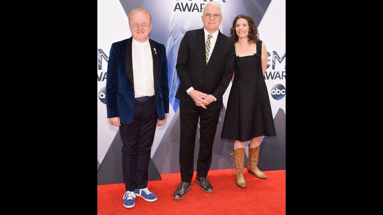 Peter Asher, Steve Martin and Edie Brickell 