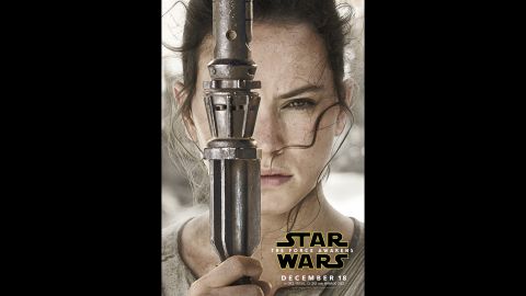 There's some mystery behind Daisy Ridley's character, Rey.