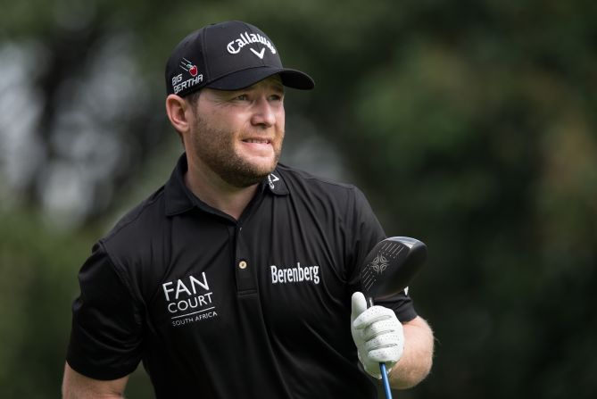 South African Branden Grace is currently top of the leaderboard after shooting a nine-under-par round of 63.