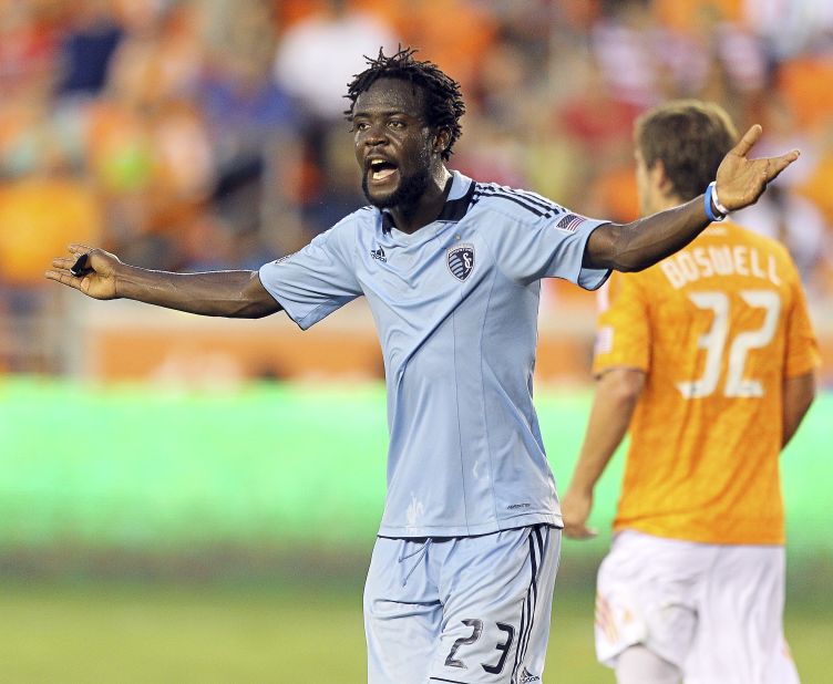 Kei Kamara first made his MLS mark with Sporting Kansas City, scoring 38 goals in two and a half seasons. 