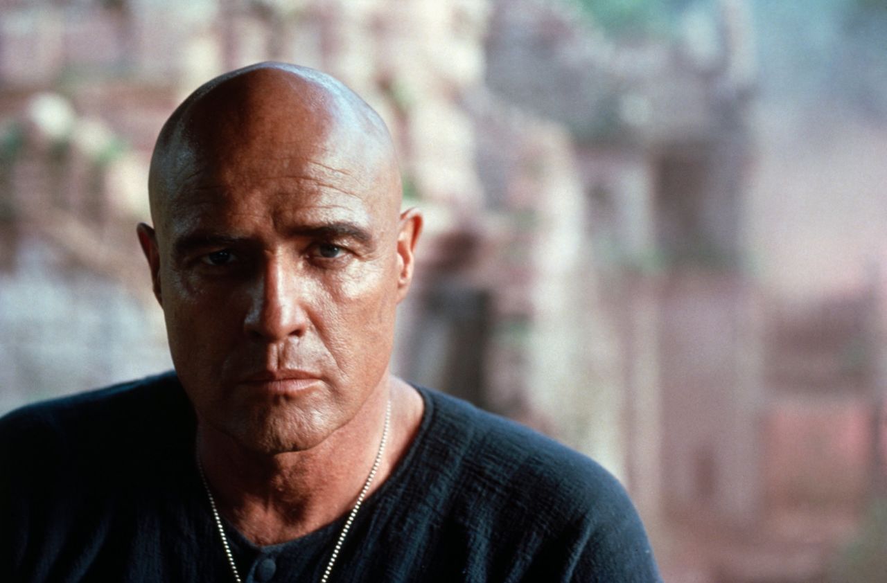 Brando as Kurtz in 'Apocalypse Now' (1979).