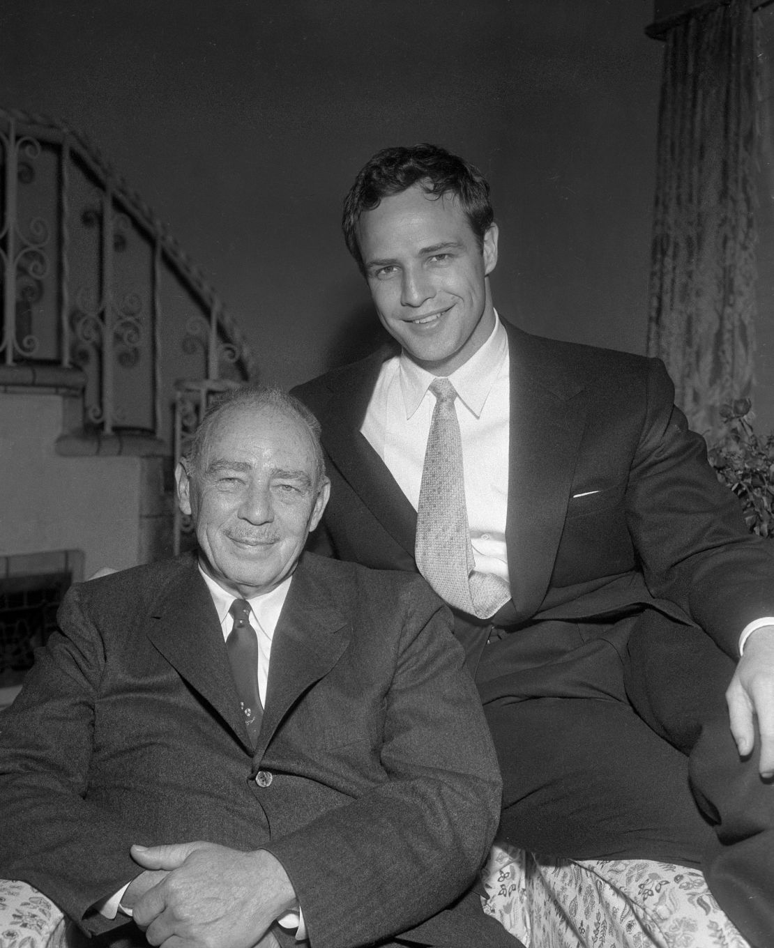Brando and his father, Marlon Sr.