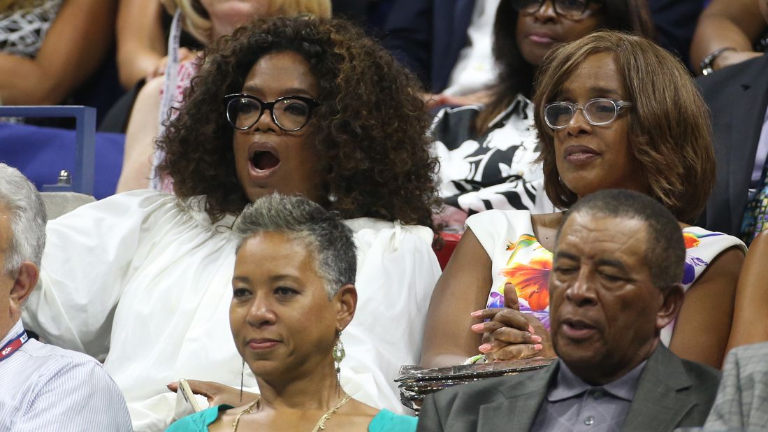 In recent years Oprah also has been spotted at high-profile sporting events, such as the September 8 match between Serena and Venus Williams at the 2015 U.S. Open in New York.