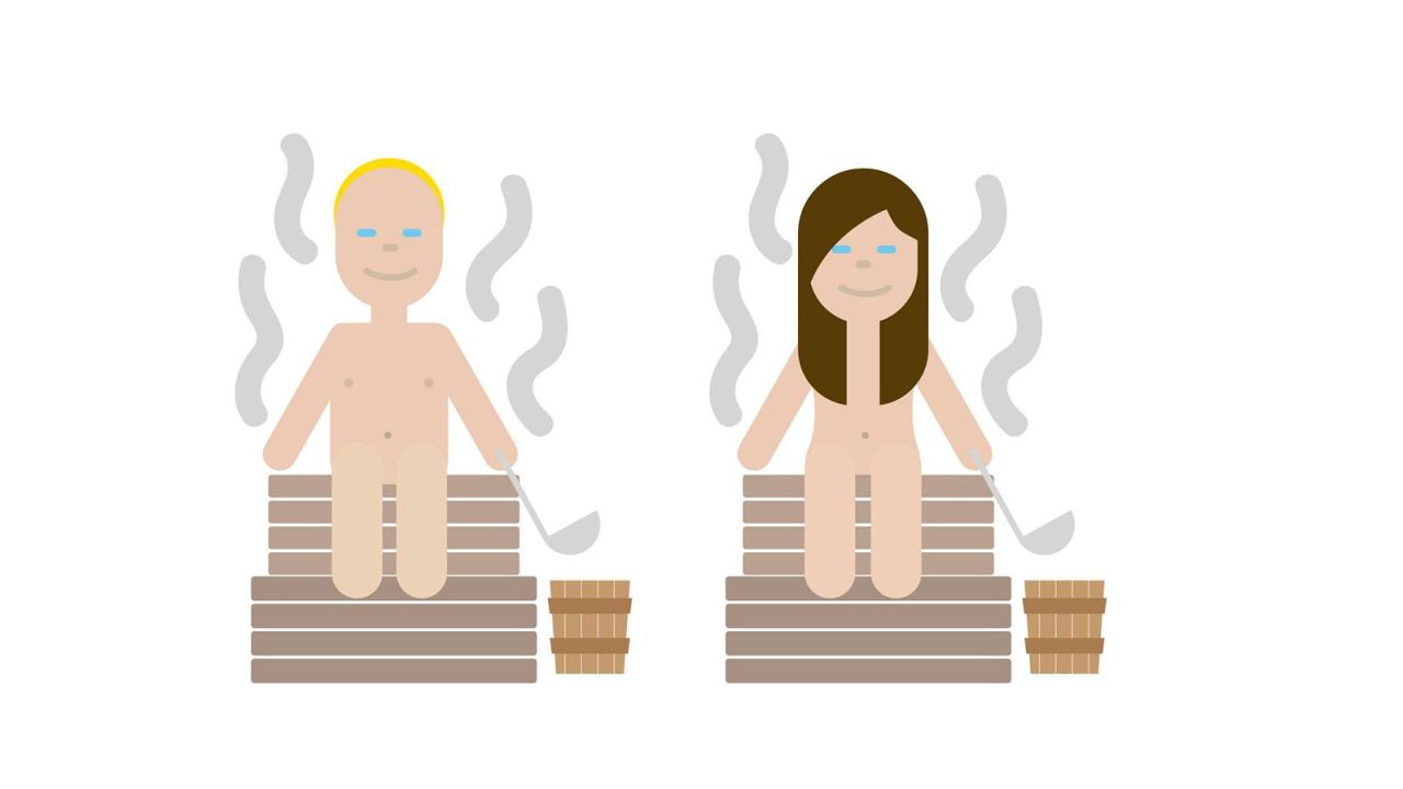 Last year Finland produced a series of tongue-in-cheek national <a href="https://www.cnn.com/2015/11/06/travel/finland-national-emojis/index.html" target="_blank">emojis</a> that it said embraced Finnish "weirdness." Naked sauna-goers were one of the first they released. 