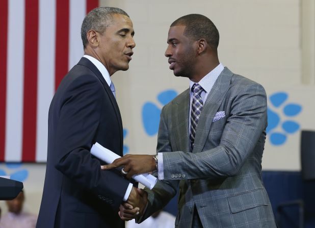 Chris Paul hires a stylist to make sure he's looking good enough to meet heads of state. 