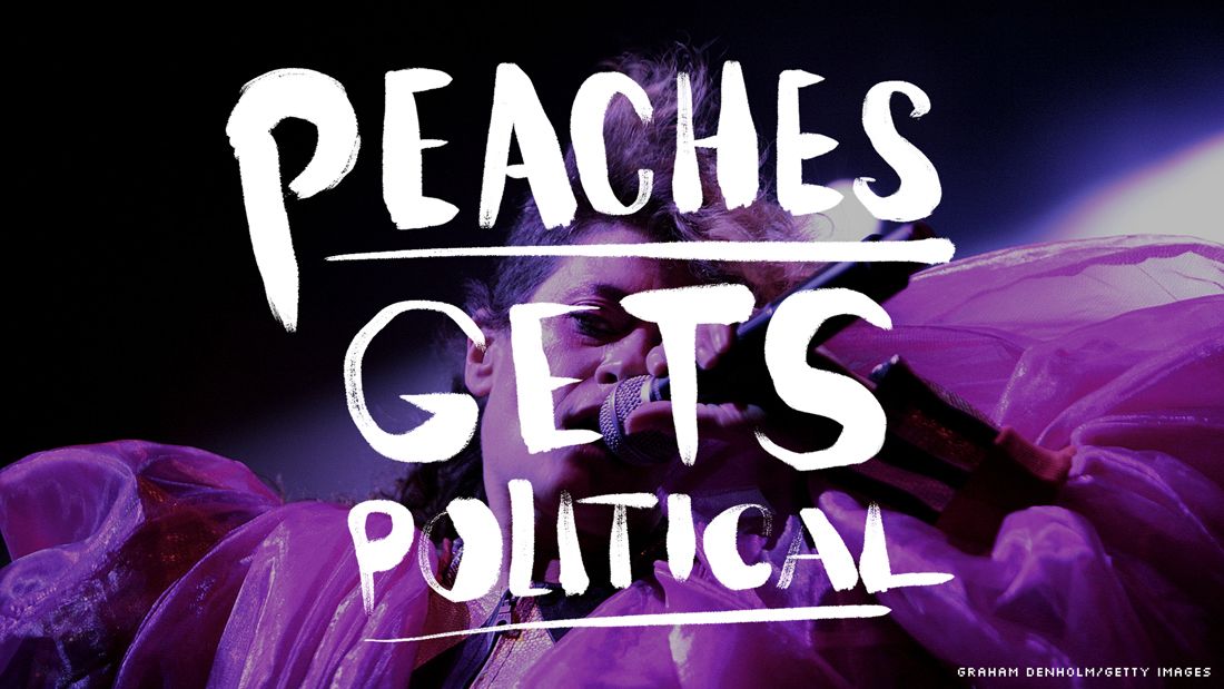 peaches subverts gender and questions identity politics on first
