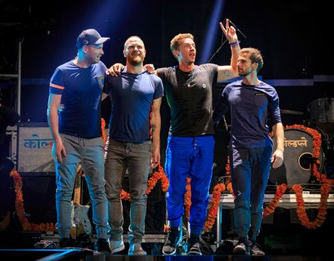 British pop-rock band Coldplay -- from left, guitarist Jonny Buckland, drummer Will Champion, frontman Chris Martin and bassist Guy Berryman -- will headline the halftime show at Super Bowl 50 in February, according to reports. Here are some of the memorable Super Bowl acts they will follow, both good and not so great.
