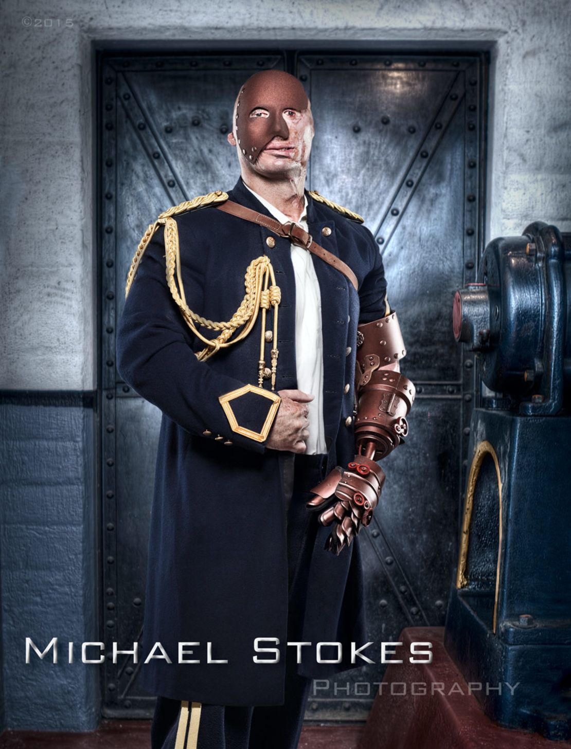 Bobby Henline, as photographed by Michael Stokes