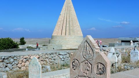 The holiest Yazidi places are nestled around Mount Sinjar.