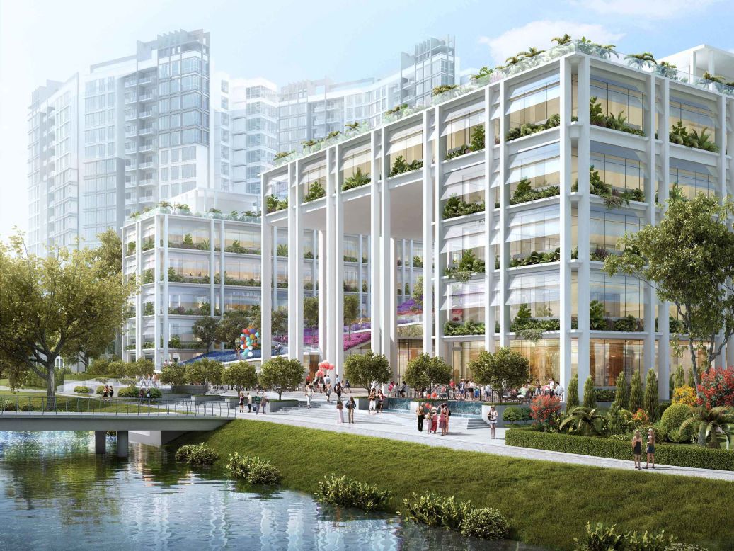 A collaborative project between London-based Serie Architects, and Singapore firm, Multiply Architects, the Neighbourhood Centre and Polyclinic is set to become a new center for public events. It will feature healthcare facilities, gardens, gym spaces, dining spaces, retail locations and more. 
