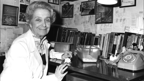 Levi-Montalcini constructed a clandestine basement research laboratory in Italy during World War II for nerve cell research using chicken embryos. She and her collaborator, Stanley Cohen, were awarded the Nobel Prize in Physiology or Medicine in 1986.
