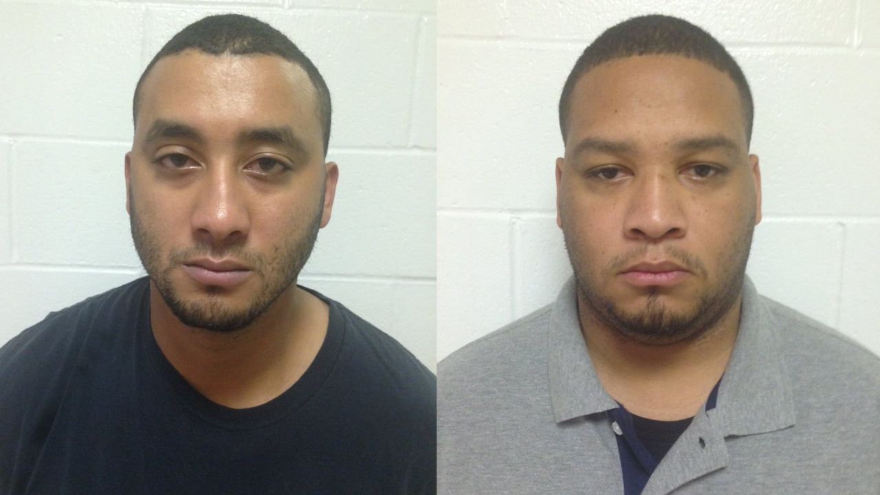 Officers Norris Greenhouse Jr., left, and Derrick Stafford are charged with second-degree murder.