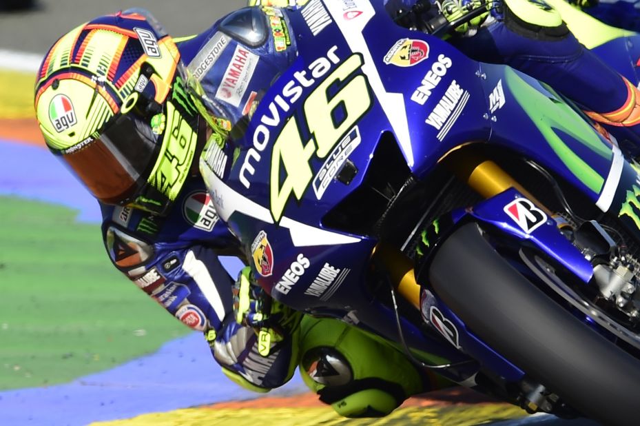 Rossi had to start from the back of the grid in the finale to the season but battled his way through the field in typical style to take fourth.