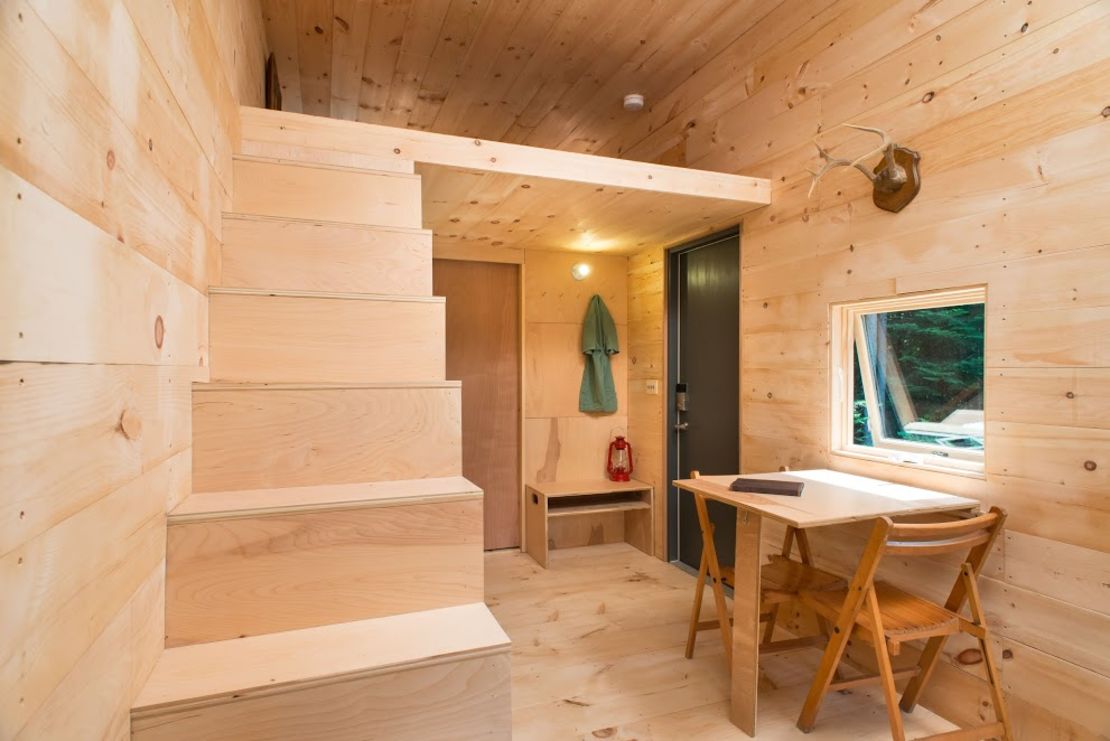 Getaway's tiny houses emphasize simplicity. Company founders encourage guests to avoid overplanning.