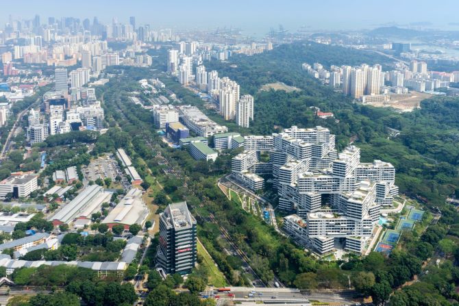 Though set in Singapore -- a highly-planned city-state -- the Interlace envisions itself as a "intricate network of living and social spaces intertwined with the natural environment."