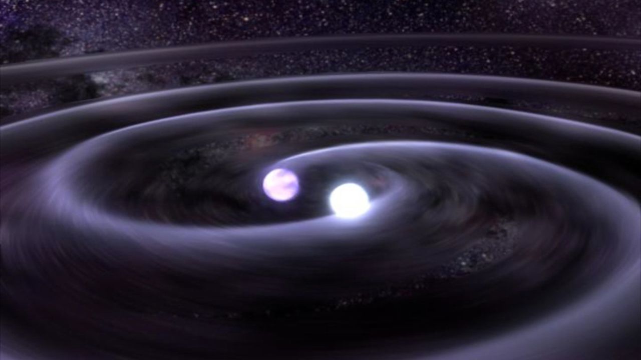 Einstein's theory of relativity reveals that gravity is a bending of space.  One of the predictions of the theory is that two closely orbiting astronomical bodies will lose energy by a phenomenon called gravitational waves.