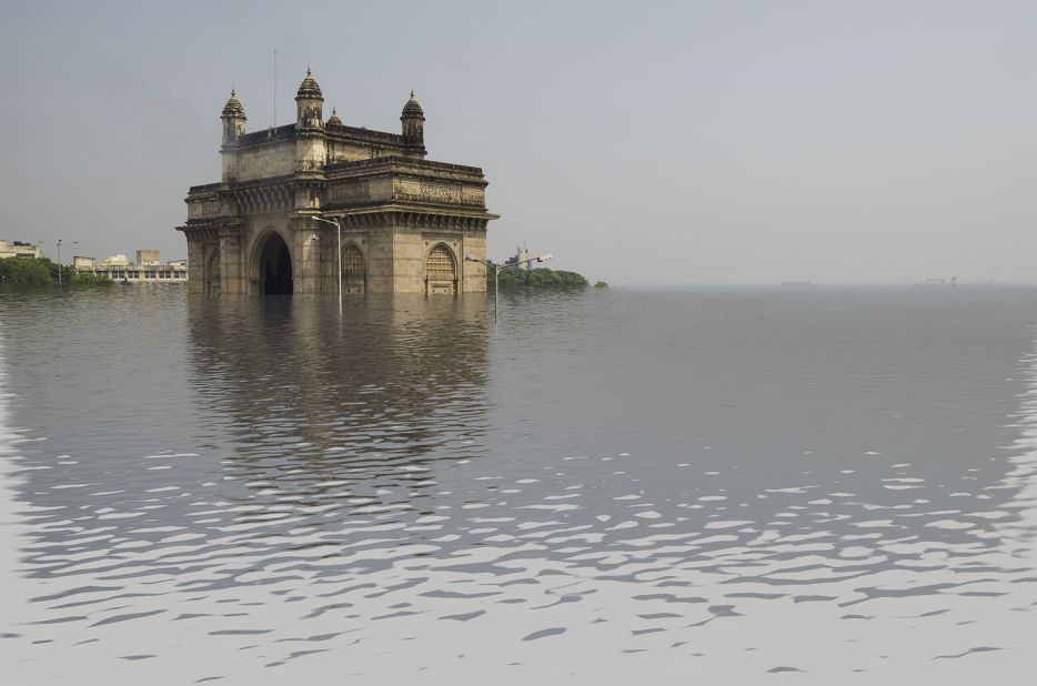 Much more would be submerged in Mumbai, if temperatures rose by four degrees.