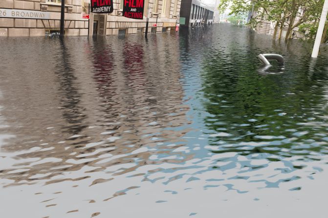 Wall Street could go underwater, if temperatures rise as much as four degrees, according to <a href="index.php?page=&url=http%3A%2F%2Fwww.climatecentral.org%2F" target="_blank" target="_blank">Climate Central</a>.  