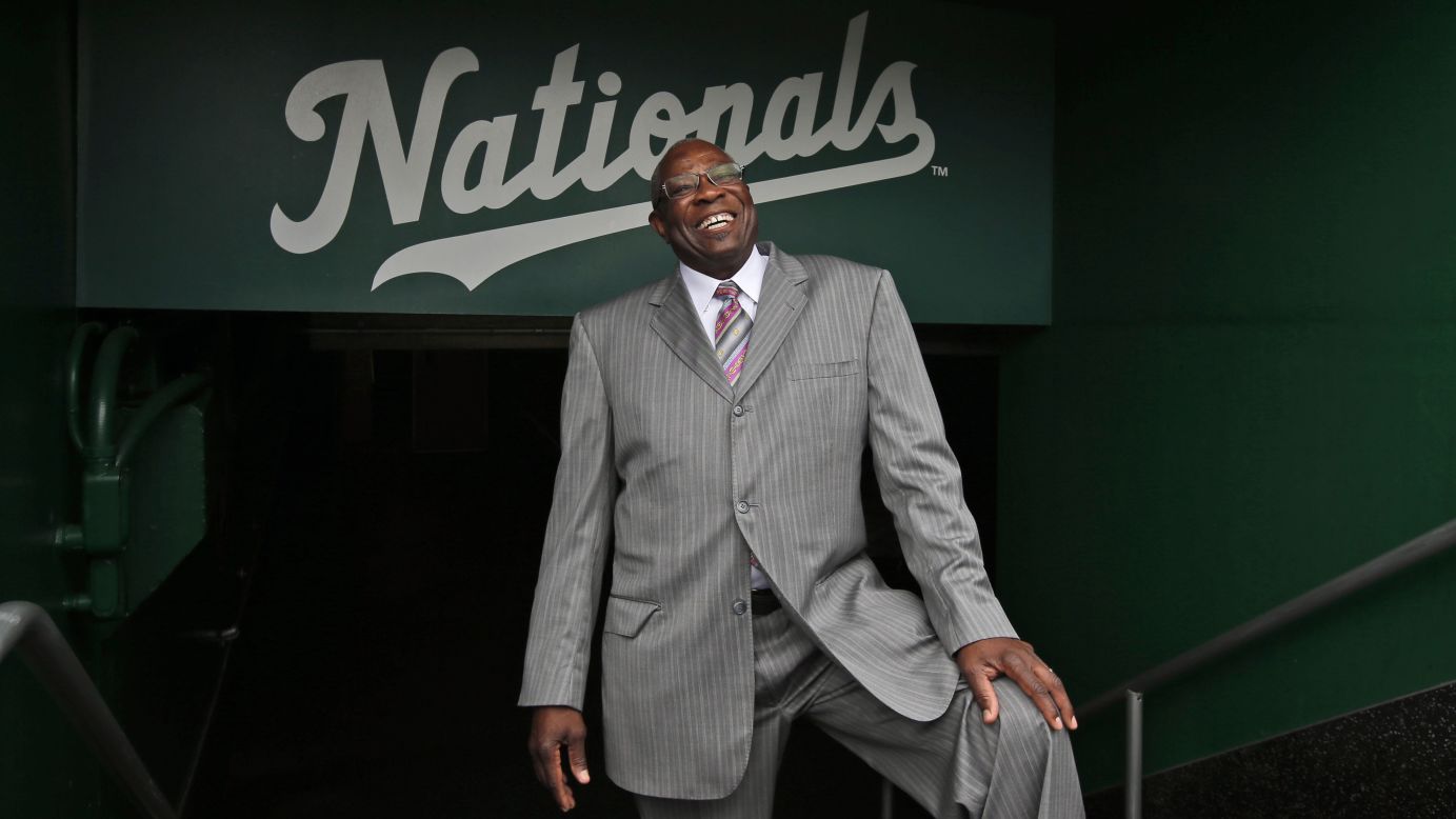 Dusty Baker poses for a picture after a news conference presented him as the new manager of the Washington Nationals baseball team on Thursday, November 5. Baker has managed three other teams during his 20-year managerial career.