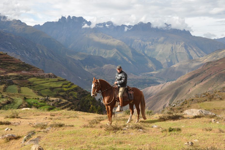 "People call the Peruvian Paso the Rolls Royce of horses," says Sales. 