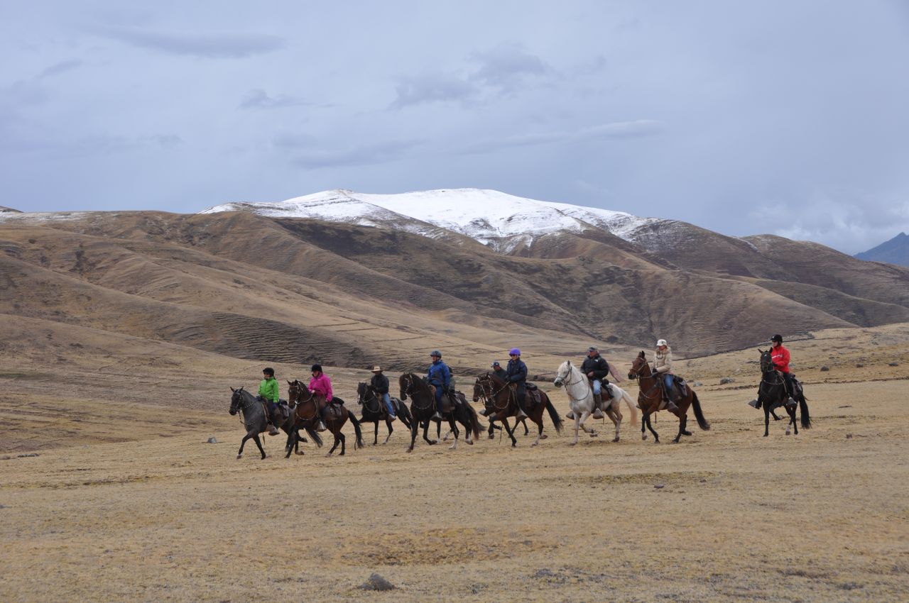 Riding through the Andes on a Peruvian Paso is one of the great wild equine adventures, with widescreen views of snow-capped mountains.  