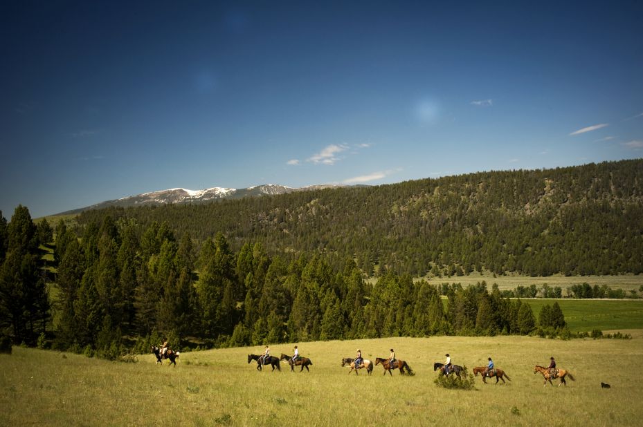 The Ranch at Rock Creek has about 75 horses, so you can live out your cowboy dreams for real.  