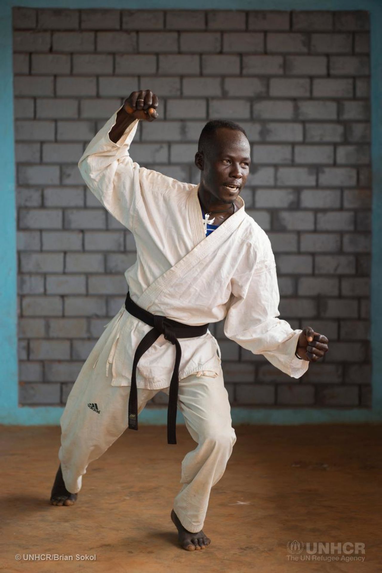 Martial Nantouna, 36, won the national championship in karate for his age group in 1998 and 2000, and was named runner-up for all of Africa in 1998. <br /><br />"My best performance was at the Africa championship. I brought back two medals: the silver medal for the individual games and the bronze medal for the team. I am still on the national team."