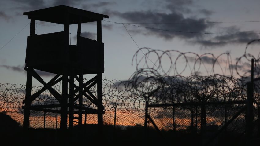 GUANTANAMO BAY, CUBA - JUNE 27:  (EDITORS NOTE: Image has been reviewed by the U.S. Military prior to transmission.) A watch tower is seen in the currently closed Camp X-Ray which was the first detention facility to hold 'enemy combatants' at the U.S. Naval Station on June 27, 2013 in Guantanamo Bay, Cuba.The U.S. Naval Station at Guantanamo Bay, houses the American detention center for 'enemy combatants'. President Barack Obama has recently spoken again about closing the prison which has been used to hold prisoners from the invasion of Afghanistan and the war on terror since early 2002.  (Photo by Joe Raedle/Getty Images)