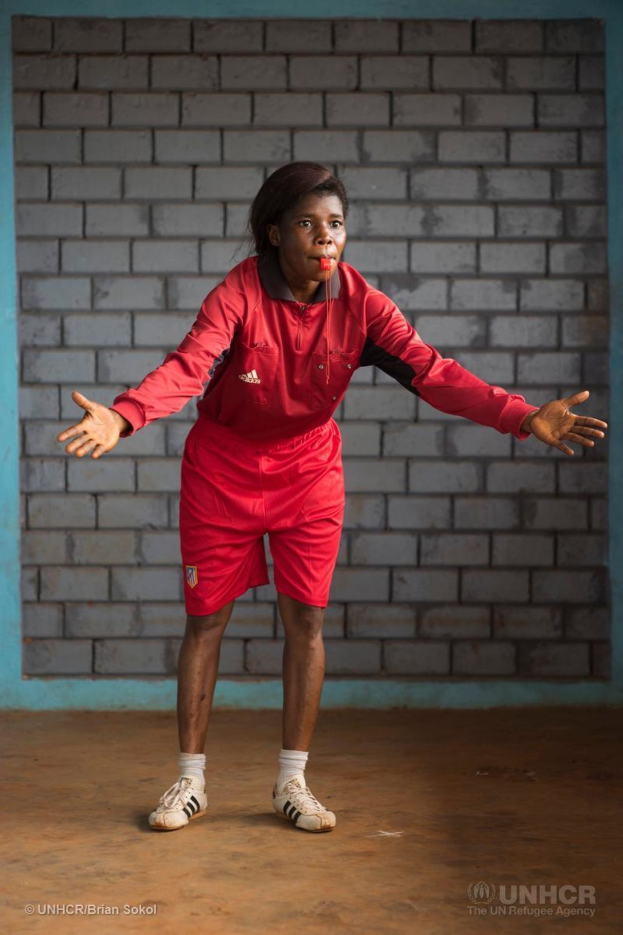 Nadine Adremane, 27, started playing soccer when she was 16, and was eventually selected for the women's national team, where she played for three years. <br /><br />"My best memory is when I received the silver medal in the national championship. I scored the goal that qualified my team."