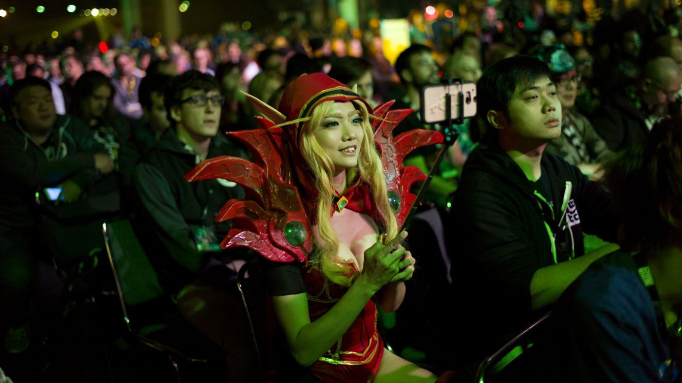 A woman dressed as video game character Valeera Sanguinar takes a selfie Friday, November 6, before the opening ceremony of BlizzCon in Anaheim, California. <a href="http://www.cnn.com/2015/11/04/living/gallery/look-at-me-selfies-1104/index.html" target="_blank">See 26 selfies from last week</a>