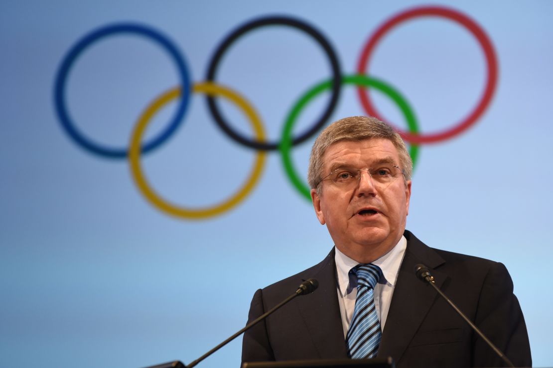  President of International Olympics Committee Thomas Bach