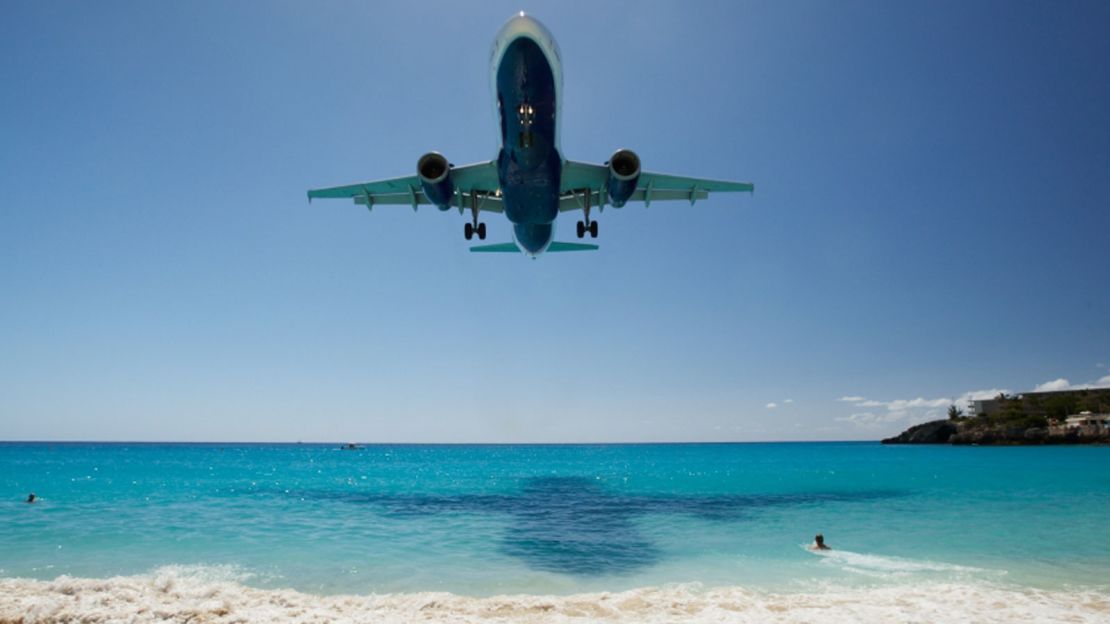 Sint Maarten has a memorable airport takeoff and landing.